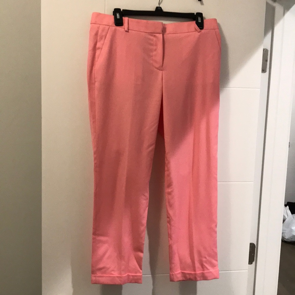 J.crew cafe Capri size 8. Pink